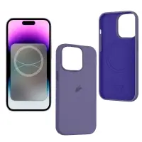 Чехол iPh 14 Pro Silicon Case 100% ORG Iris (MagSafe + анимация NFC Clear) c LOGO