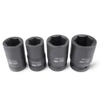 Набор головок для механического гайковерта 1"DR (27-38мм) (4 предмета) AVS NGL01-4I