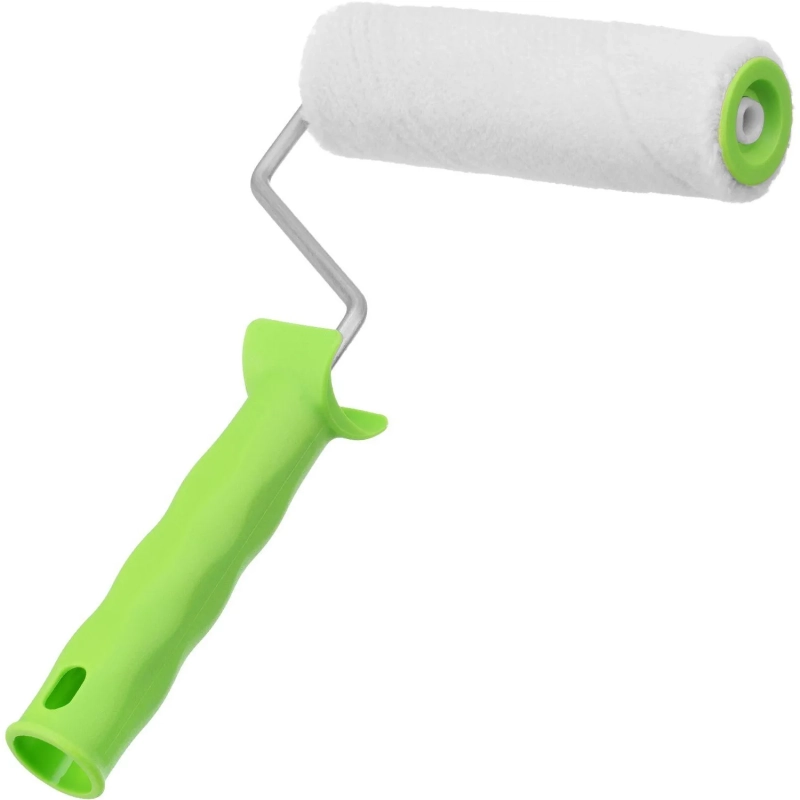 Валик 150 мм D=36 мм с ручкой 6 мм полиакрил, шерсть Велюр Сибртех 80133