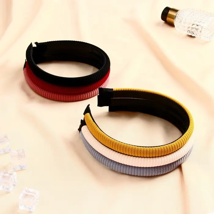 Ободок для волос «Ариэлла», полоски, 1 см, МИКС Ободок для волос «Ариэлла», полоски, 1 см, МИКС