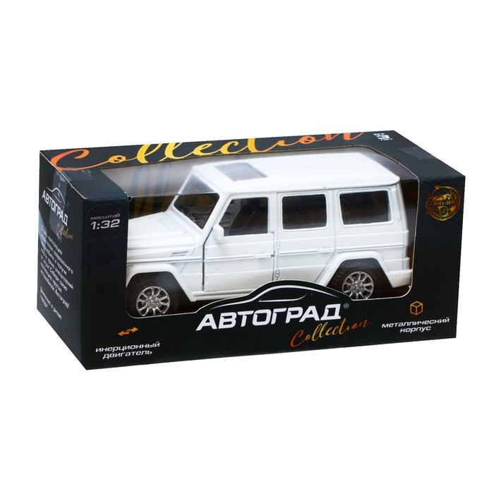 Машина «Внедорожник», 1:32, инерция, световые и звуковые эффекты, цвет белый Машина «Внедорожник», 1:32, инерция, световые и звуковые эффекты, цвет белый
