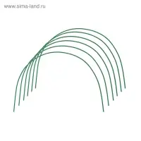 Дуги для парника, металл в кембрике 2 м, d=10 мм, набор 6 шт., Greengo