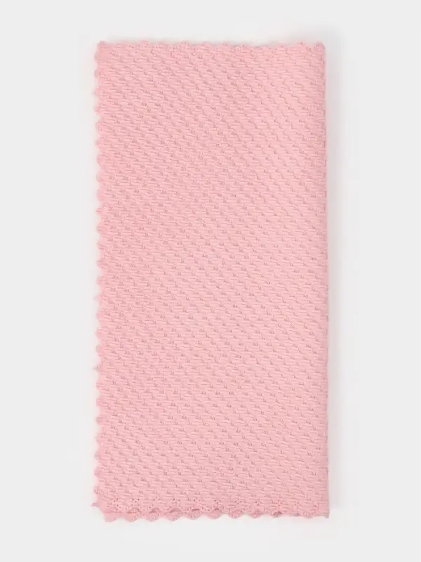 Салфетки для уборки Доляна &laquo;Бантик&raquo;, 5 шт., микрофибра, 30&times;30 см