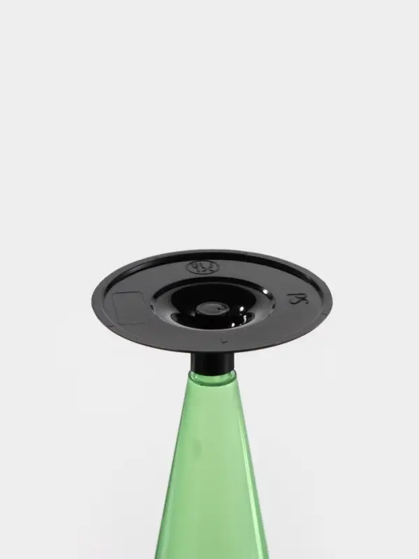 Фужер одноразовый «Конус», 150-180 мл, зелёный