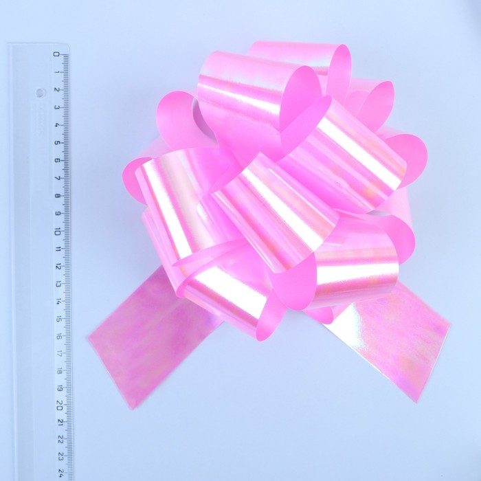 Бант-шар №5 перламутровый, цвет розовый Бант-шар №5 перламутровый, цвет розовый