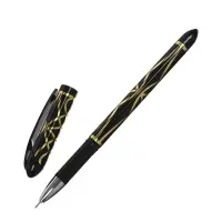 Ручка гелевая, чёрный стержень, узел 0.5 мм, корпус с узором