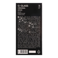 Ручка гелевая ErichKrause G-Glass Stick Original, игольчатый узел 0.5 мм, чернила чёрные, длина линии письма 1000 метров