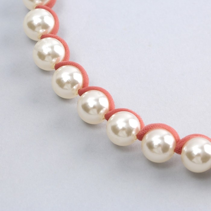 Ободок для волос с жемчугом новогодний «Желания исполнятся» на Новый год Ободок для волос с жемчугом новогодний «Желания исполнятся» на Новый год