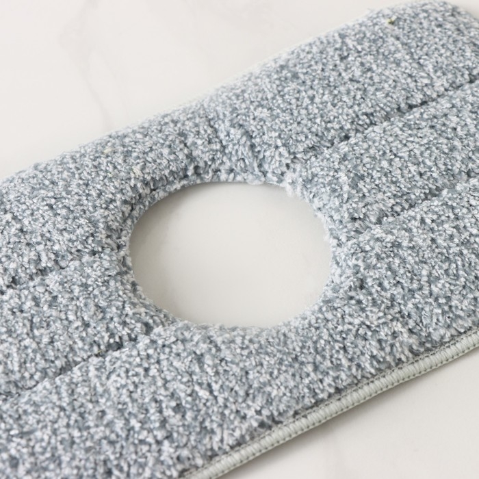 Насадка для швабры Raccoon, с вырезом, микрофибра, прямоугольная, 30×14,5 см, цвет серый Насадка для швабры Raccoon, с вырезом, микрофибра, прямоугольная, 30×14,5 см, цвет серый