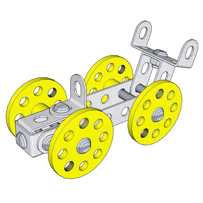 Конструктор металлический для уроков труда 5 в 1 Конструктор металлический для уроков труда 5 в 1