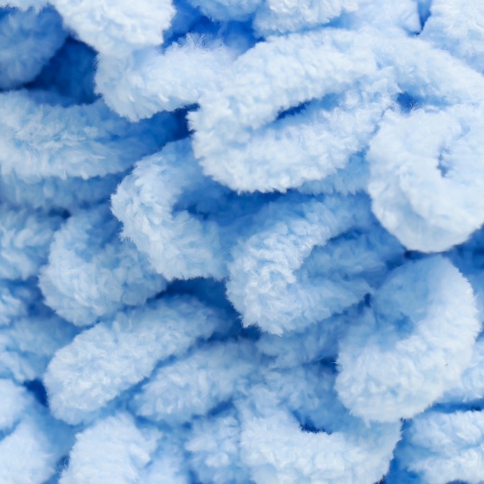 Пряжа Пряжа "Puffy fine" 100% микрополиэстер 14,5м/100г (218 голубой)