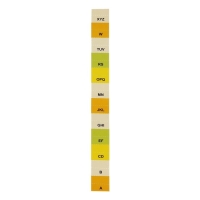 Папка на резинке А65, 12 отделений, узоры, фиолетовая пастель