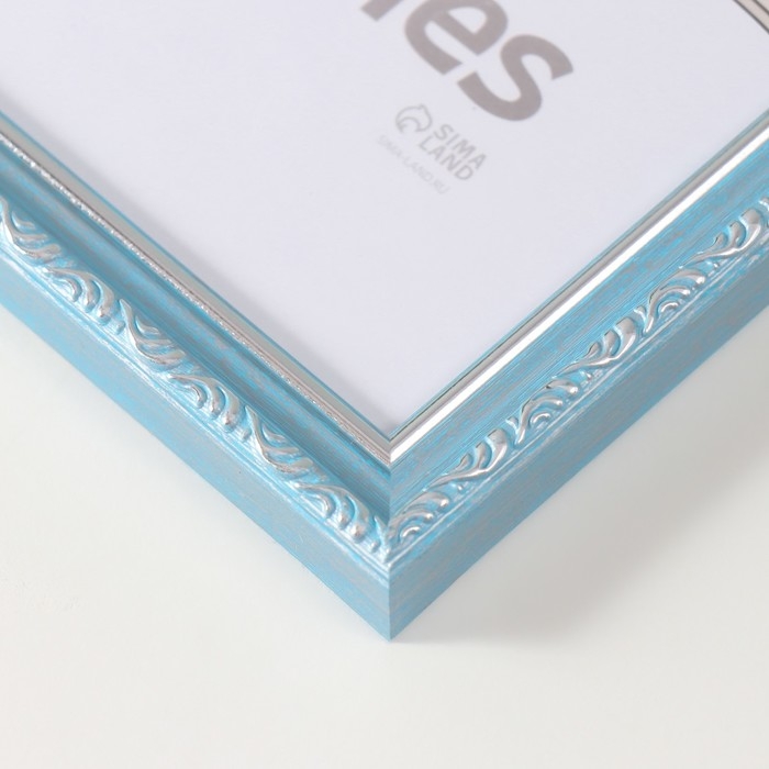 Фоторамка пластик "Модерн" 21х30 см, голубой