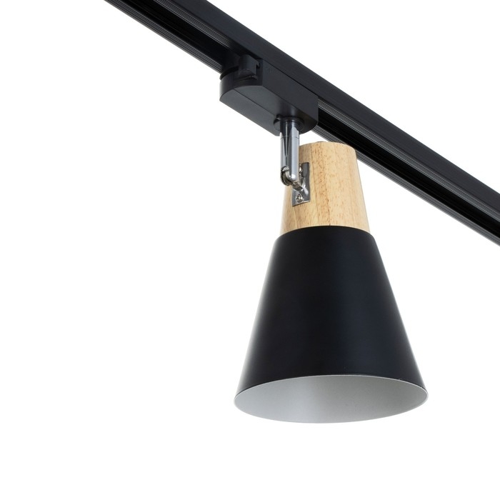 Светильник трековый Светильник трековый "Паулина" Е27 40Вт черный 16х12х18см