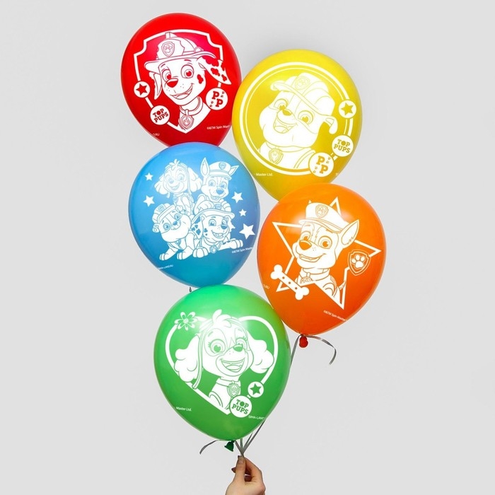 Шар воздушный Шар воздушный "Друзья", 12 дюйм, латексный, 25 штук, Щенячий патруль