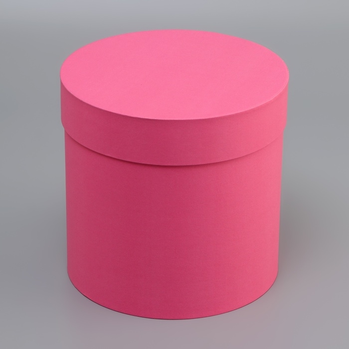 Шляпная коробка розовая, 18 х 18 см Шляпная коробка розовая, 18 х 18 см