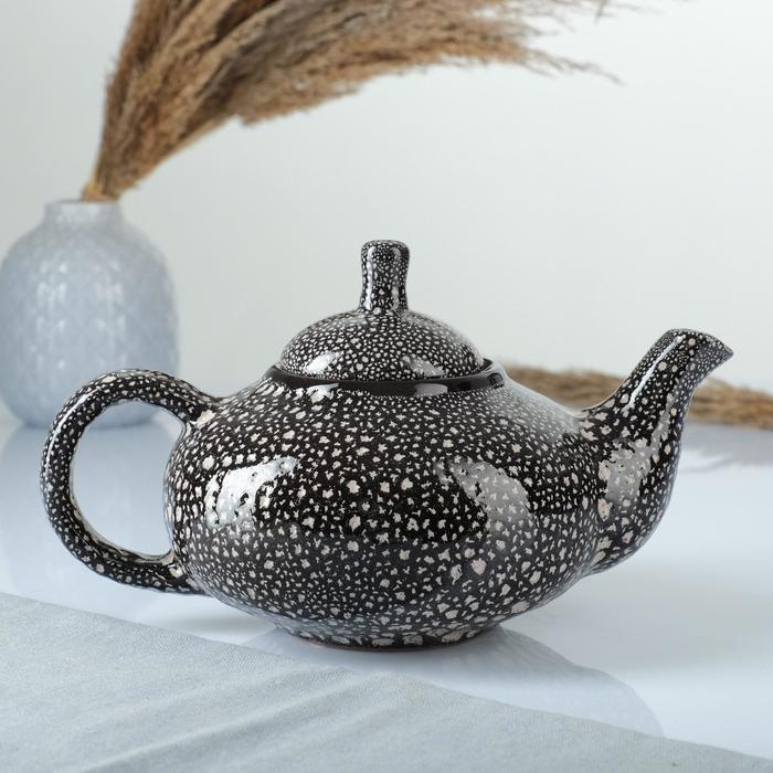 Чайник Чайник "Кроха средний" 1л / 13х14см, мрамор