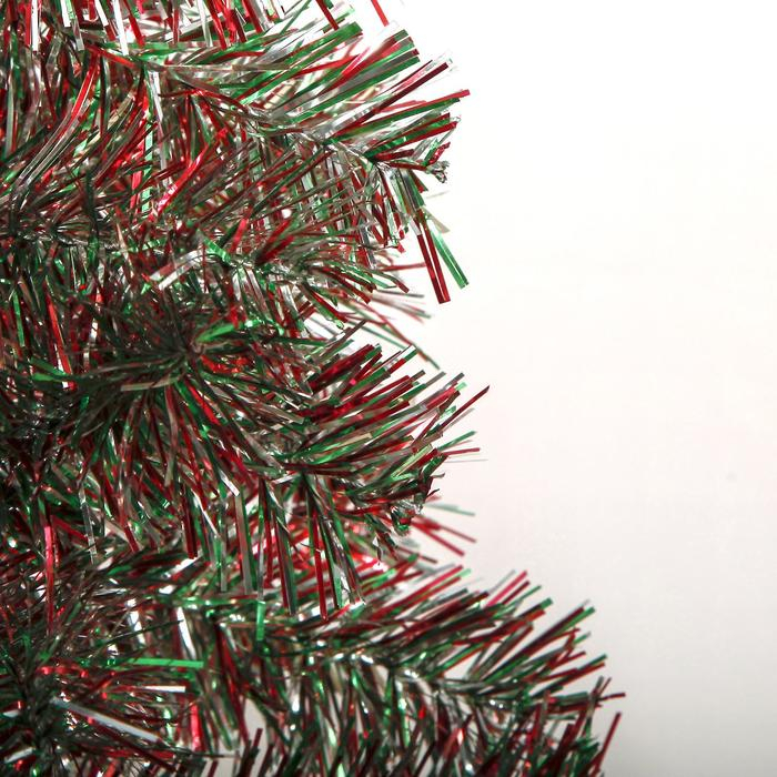 Ёлка радуга с красным 90 см, d иголок 6 см, веток 90 шт, пласт подставка Ёлка радуга с красным 90 см, d иголок 6 см, веток 90 шт, пласт подставка