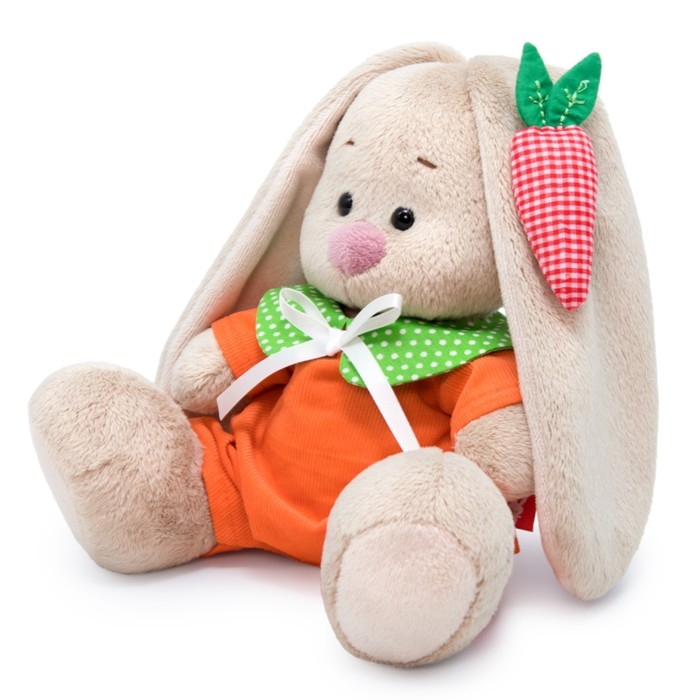 Мягкая игрушка «Зайка Ми в оранжевом комбинезоне», 15 см Мягкая игрушка «Зайка Ми в оранжевом комбинезоне», 15 см