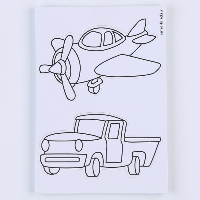 Набор для творчества. Аппликация фольгой «Транспорт» Набор для творчества. Аппликация фольгой «Транспорт»