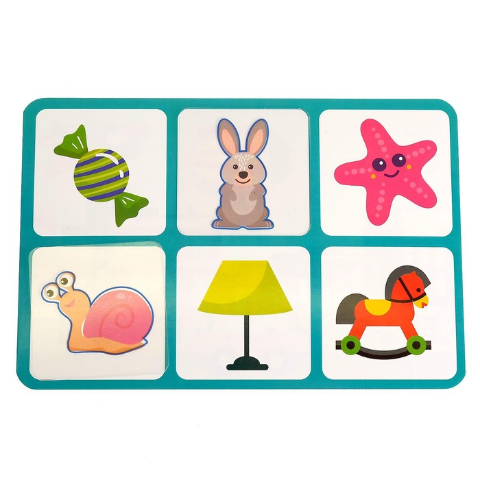 Настольная игра «Умное лото. Контуры», 2 игрока, 3+ Настольная игра «Умное лото. Контуры», 2 игрока, 3+