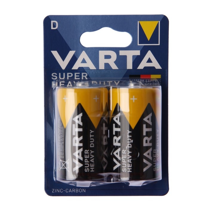 Батарейка солевая Varta SUPER LIFE D набор 2 шт Батарейка солевая Varta SUPER LIFE D набор 2 шт