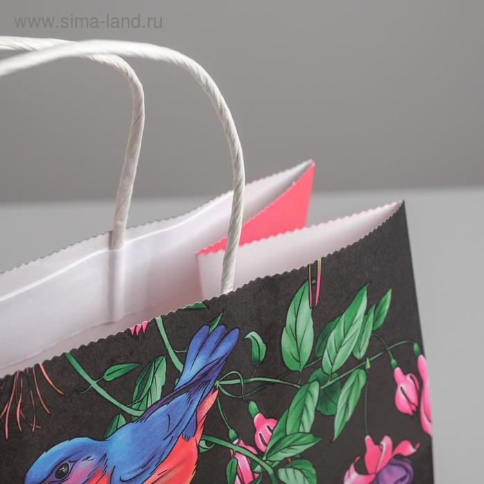 Пакет подарочный крафт, упаковка, «С 8 марта», 28 х 32 х 15 см Пакет подарочный крафт, упаковка, «С 8 марта», 28 х 32 х 15 см
