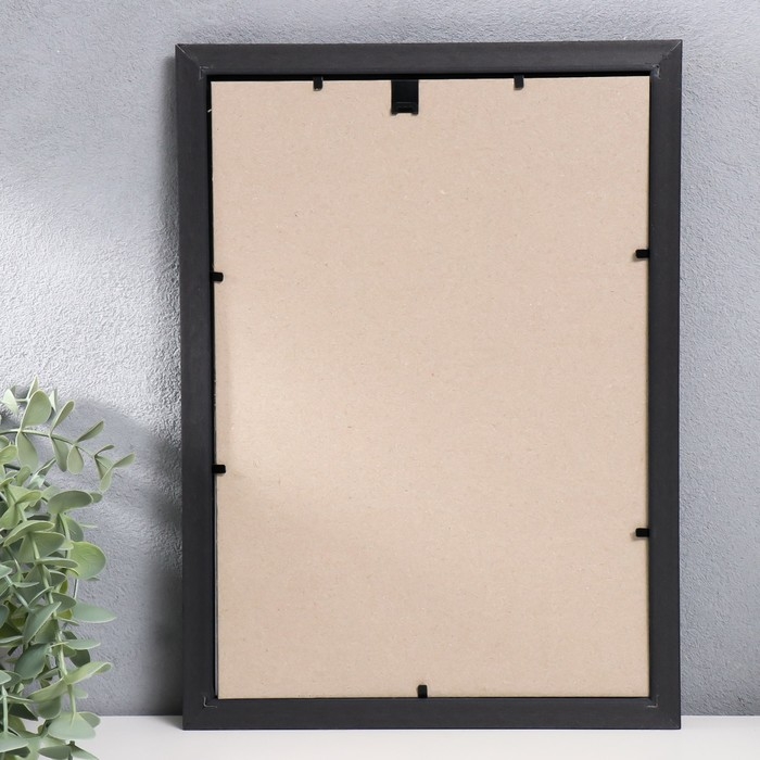 Фоторамка пластик Фоторамка пластик "Офис 2" 21х30 см, малахит