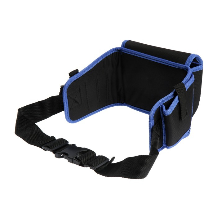 Сумка для инструментов ТУНДРА на пояс, 3 петли, карман для оснастки, держатель для дрели Сумка для инструментов ТУНДРА на пояс, 3 петли, карман для оснастки, держатель для дрели