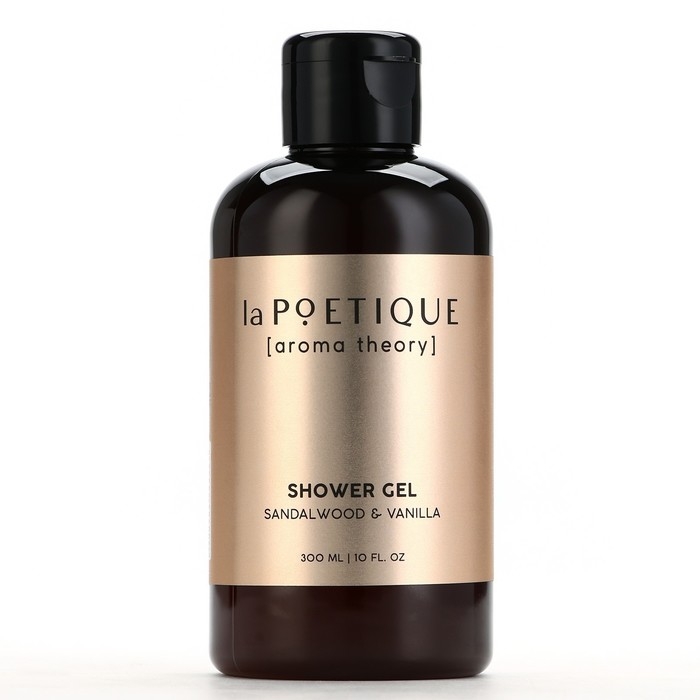 Гель для душа женский, 300 мл, аромат сандала и ванили, LA POETIQUE Гель для душа женский, 300 мл, аромат сандала и ванили, LA POETIQUE