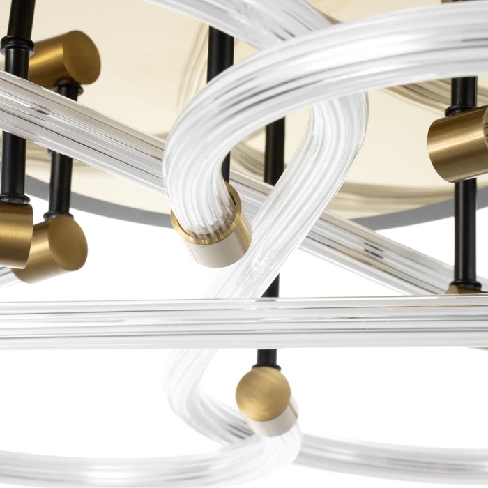 Люстра Люстра "Риоли" LED 96Вт золото 60х60х6 см BayerLux