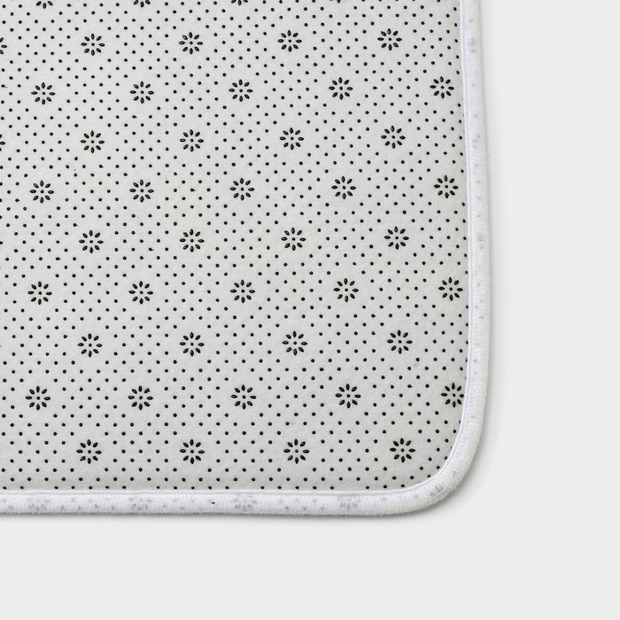 Коврики для ванной и туалета Доляна «Звёзды на песке», 2 шт: 37×45 см, 45×75 см