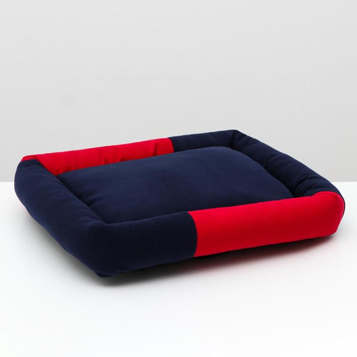 Диван мягкий, 52 х 42 х 10 см, кашемир, черно-красный Диван мягкий, 52 х 42 х 10 см, кашемир, черно-красный