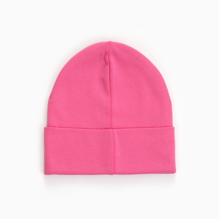 Шапка детская, цвет ярко-розовый, размер 46-48 Шапка детская, цвет ярко-розовый, размер 46-48