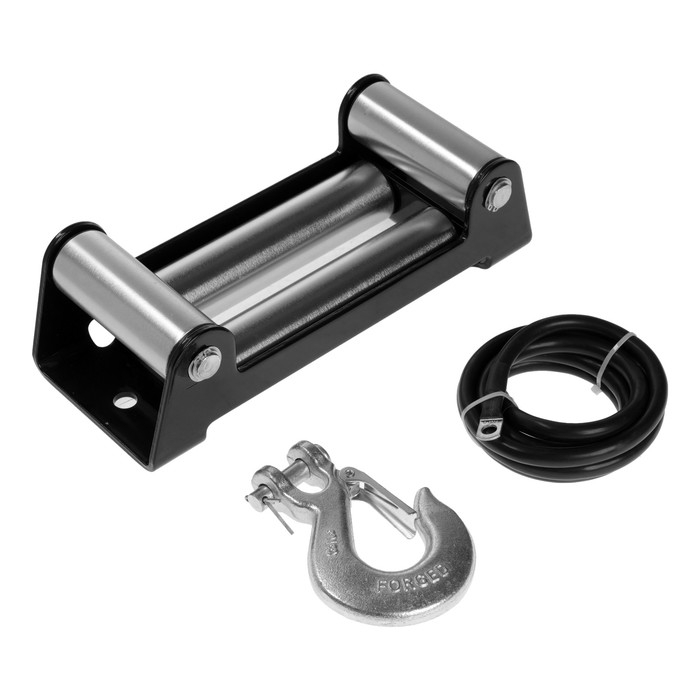 Лебедка электрическая ТУНДРА, 12/24V, 12000 lb (5.4 т), 6 л.с., до 7.8 м/мин, 9.5 мм х 24 м Лебедка электрическая ТУНДРА, 12/24V, 12000 lb (5.4 т), 6 л.с., до 7.8 м/мин, 9.5 мм х 24 м