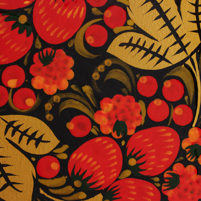 Доска разделочная «Лимонница», хохлома Доска разделочная «Лимонница», хохлома