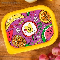 Ланч-бокс прямоугольный FoodVibes «Ядерный микс», 150 мл