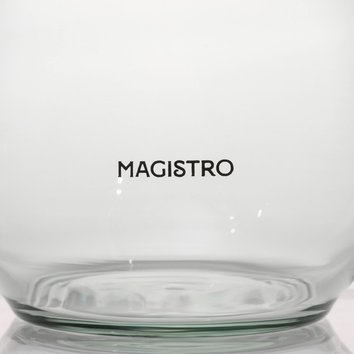 Чайник стеклянный заварочный Magistro «Мехико», 350 мл, с металлическим ситом, пластиковая колба Чайник стеклянный заварочный Magistro «Мехико», 350 мл, с металлическим ситом, пластиковая колба