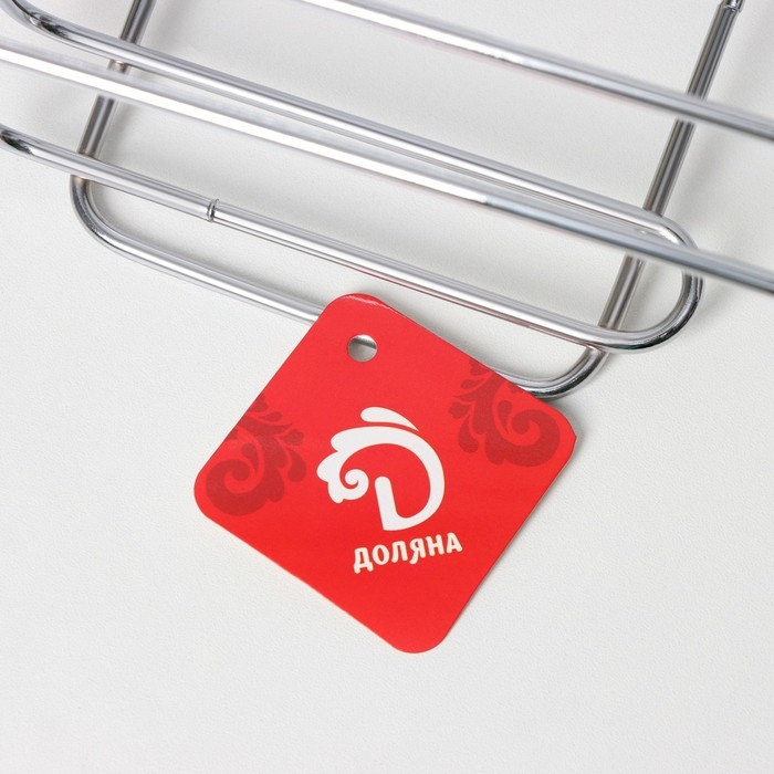 Держатель для туалетной бумаги двойной Доляна, 18×15×20 см Держатель для туалетной бумаги двойной Доляна, 18×15×20 см