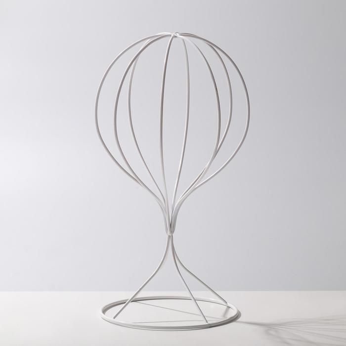 Подставка для шапок 17×17×32 см, h= 32, цвет белый Подставка для шапок 17×17×32 см, h= 32, цвет белый