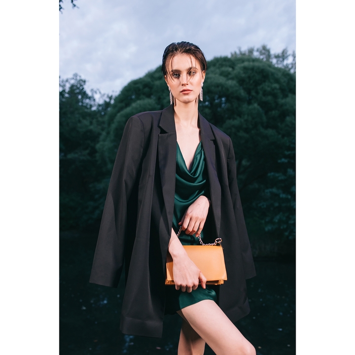 Сумка женская TEXTURA, мессенджер, маленький размер, цвет горчичный Сумка женская TEXTURA, мессенджер, маленький размер, цвет горчичный