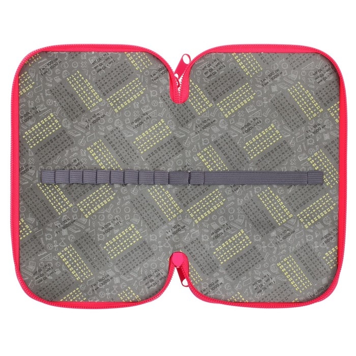 Пенал 2 секции, 125 х 205 х 40 мм, Calligrata 30П26/2 Пенал 2 секции, 125 х 205 х 40 мм, Calligrata 30П26/2 "Сказочный единорог", ламинированный картон