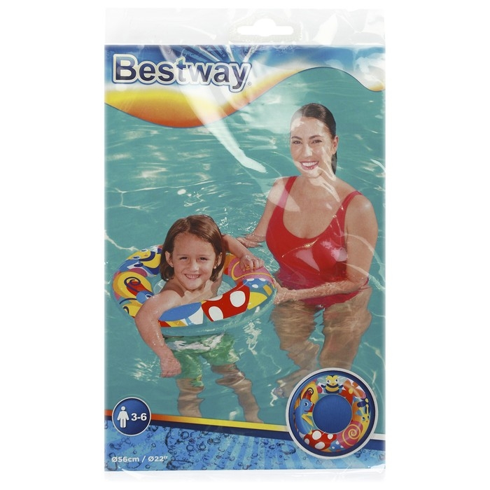 Круг надувной для плавания «Морской мир», d=56 см, цвет МИКС, 36013 Bestway Круг надувной для плавания «Морской мир», d=56 см, цвет МИКС, 36013 Bestway