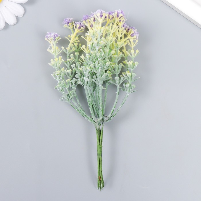 Цветы для декорирования Цветы для декорирования "Гвоздика Шабо" сиреневый 1 букет=6 головок 17 см