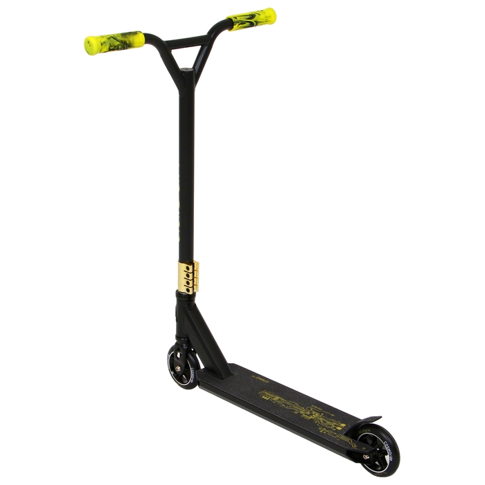 Самокат трюковой COSMORIDE GLIDER CG2021, колёса PU 100 мм, ABEC 7, цвет жёлтый Самокат трюковой COSMORIDE GLIDER CG2021, колёса PU 100 мм, ABEC 7, цвет жёлтый