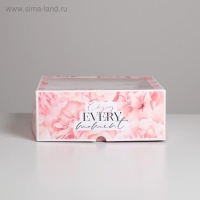 Коробка для капкейков, кондитерская упаковка, 9 ячеек «Enjoy every moment», 25 х 25 х 10 см
