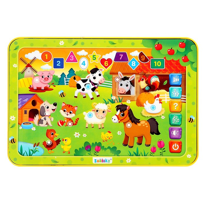 Музыкальный планшет «В гостях на ферме», звук Музыкальный планшет «В гостях на ферме», звук