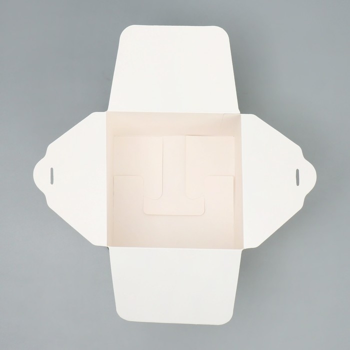 Коробка подарочная новогодняя складная «С Новым годом!», ёлочные украшения, 12 х 12 х 12 см, Новый год Коробка подарочная новогодняя складная «С Новым годом!», ёлочные украшения, 12 х 12 х 12 см, Новый год