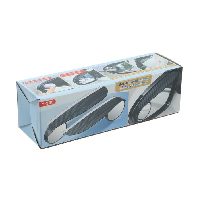 Козырек на зеркало заднего вида, универсальный, под карбон, набор 2 шт Козырек на зеркало заднего вида, универсальный, под карбон, набор 2 шт