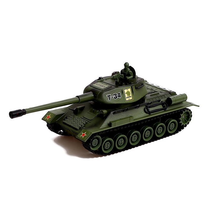 Танковый бой Т34 vs Tiger, на радиоуправлении, 2 танка, свет и звук Танковый бой Т34 vs Tiger, на радиоуправлении, 2 танка, свет и звук